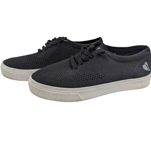 Skechers Street Poppy‎ Stream Lined Sneakers Womens 8.5 Black Mesh #73915